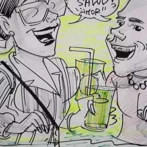 Live Caricature Experience in Punta Cana