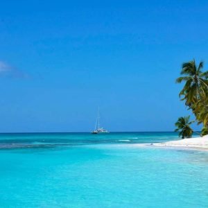 Île de Saona Journée complète pour petit groupe Catamaran VIP